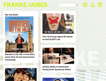 Tablet Screenshot of frankejames.com